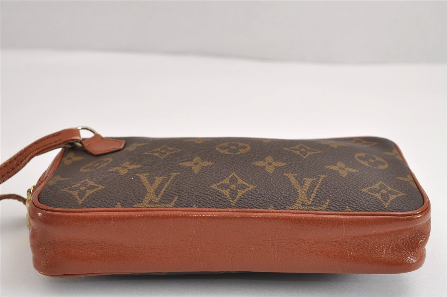 Auth Louis Vuitton Monogram Pochette Sport PM Clutch Hand Bag Old Model LV 1773J