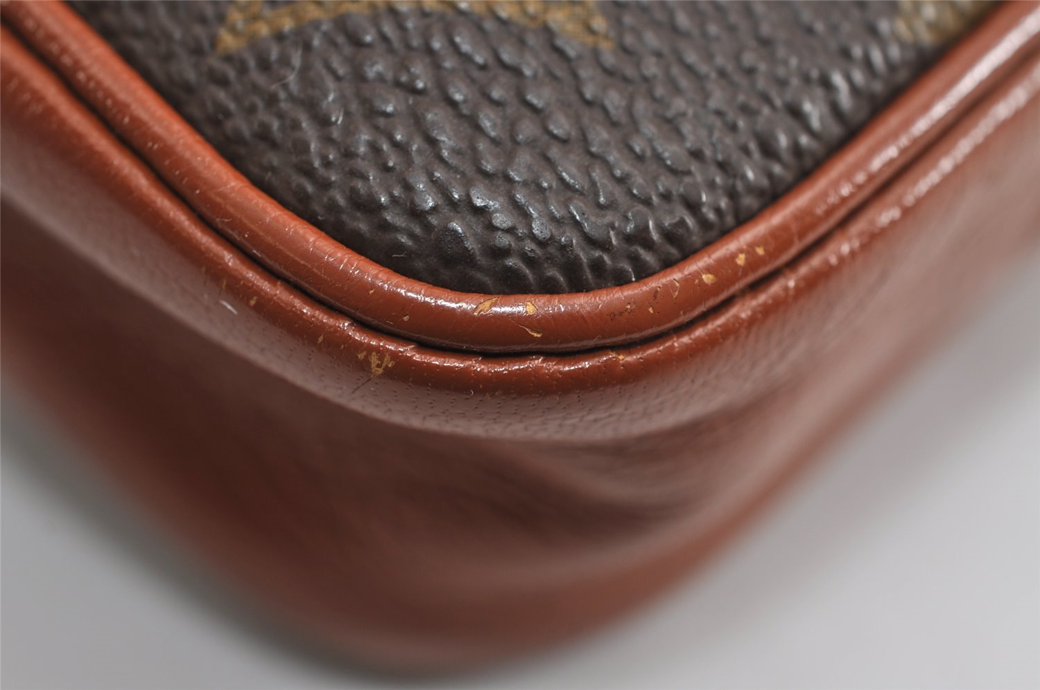 Auth Louis Vuitton Monogram Pochette Sport PM Clutch Hand Bag Old Model LV 1773J