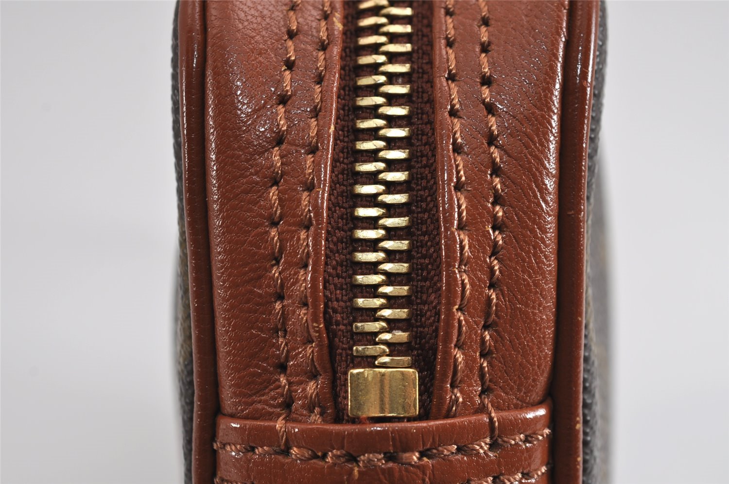 Auth Louis Vuitton Monogram Pochette Sport PM Clutch Hand Bag Old Model LV 1773J