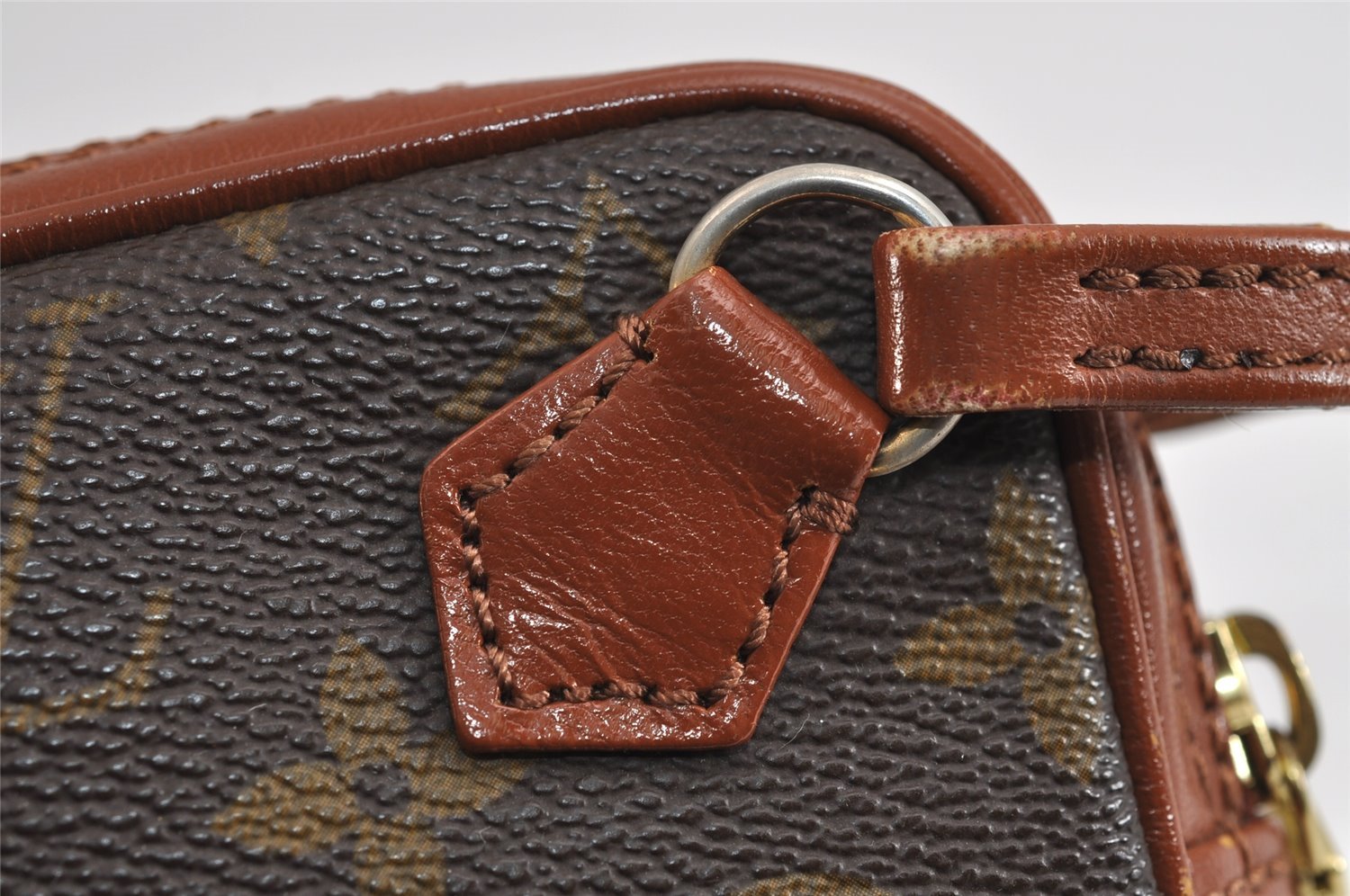 Auth Louis Vuitton Monogram Pochette Sport PM Clutch Hand Bag Old Model LV 1773J