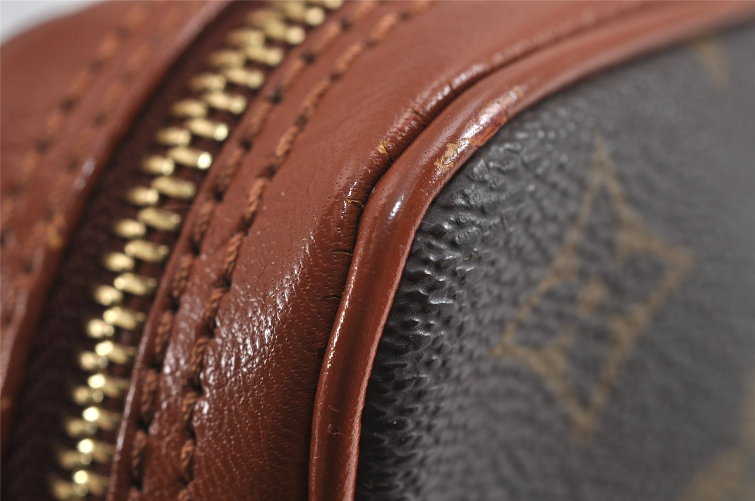 Auth Louis Vuitton Monogram Pochette Sport PM Clutch Hand Bag Old Model LV 1773J