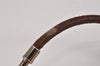 Authentic HERMES Jumbo 2Way Choker Bangle Bracelet Leather Brown Box 1773L