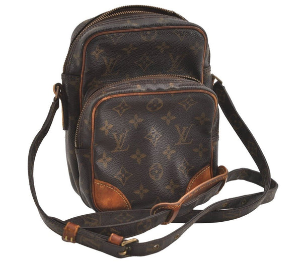 Authentic Louis Vuitton Monogram Amazone Shoulder Cross Bag M45236 Junk 1774J