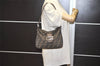 Authentic FENDI Zucca Shoulder Hand Bag Purse Canvas Leather Brown 1775K