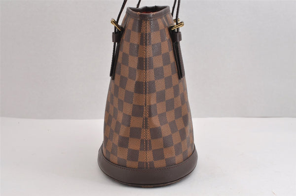 Authentic Louis Vuitton Damier Marais Bucket Shoulder Tote Bag N42240 LV 1778J