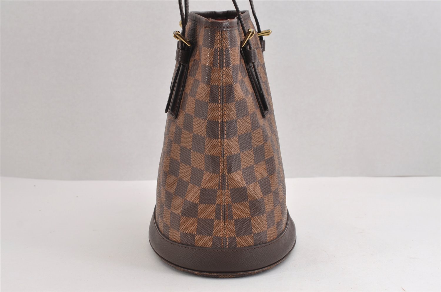 Authentic Louis Vuitton Damier Marais Bucket Shoulder Tote Bag N42240 LV 1778J