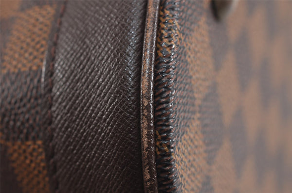 Authentic Louis Vuitton Damier Marais Bucket Shoulder Tote Bag N42240 LV 1778J