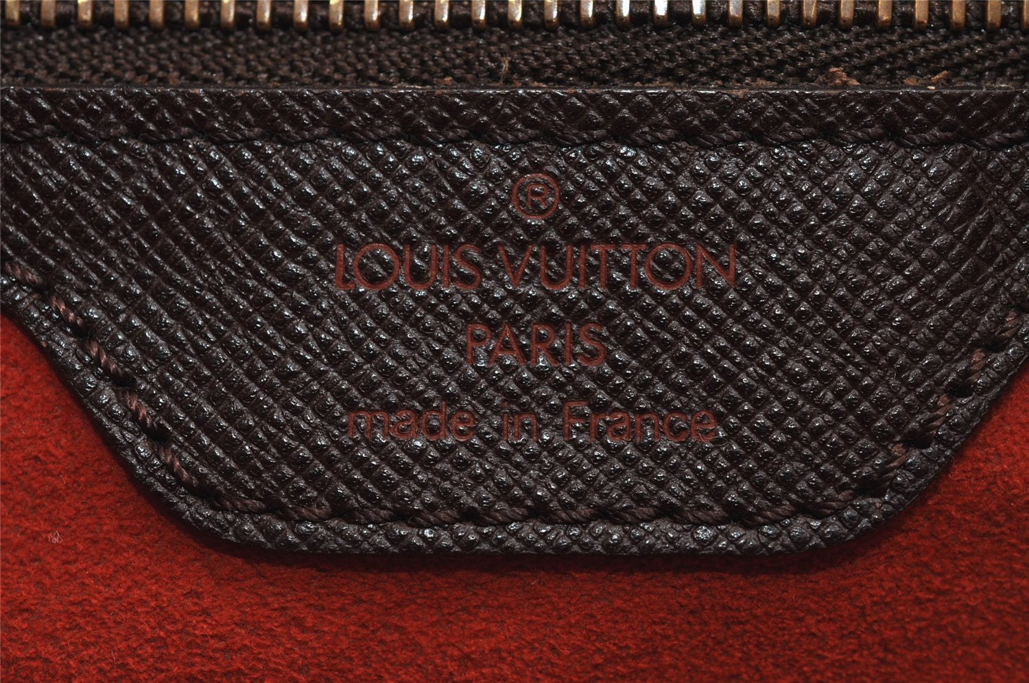 Authentic Louis Vuitton Damier Marais Bucket Shoulder Tote Bag N42240 LV 1778J