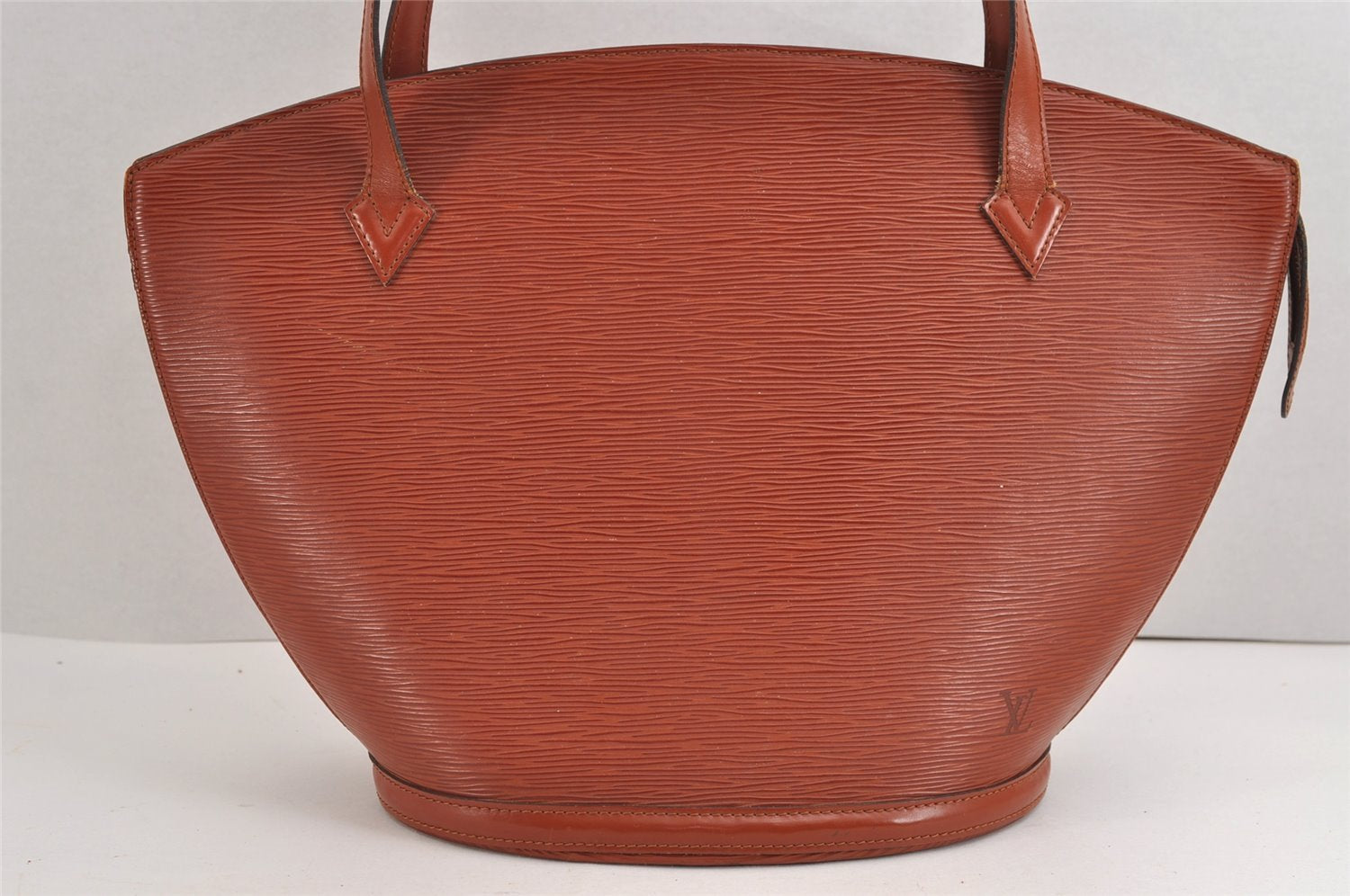 Auth Louis Vuitton Epi Saint Jacques Shopping Shoulder Bag Brown M52263 LV 1779J