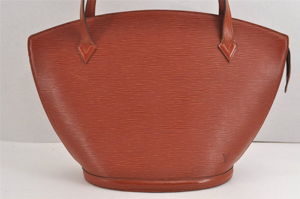Auth Louis Vuitton Epi Saint Jacques Shopping Shoulder Bag Brown M52263 LV 1779J