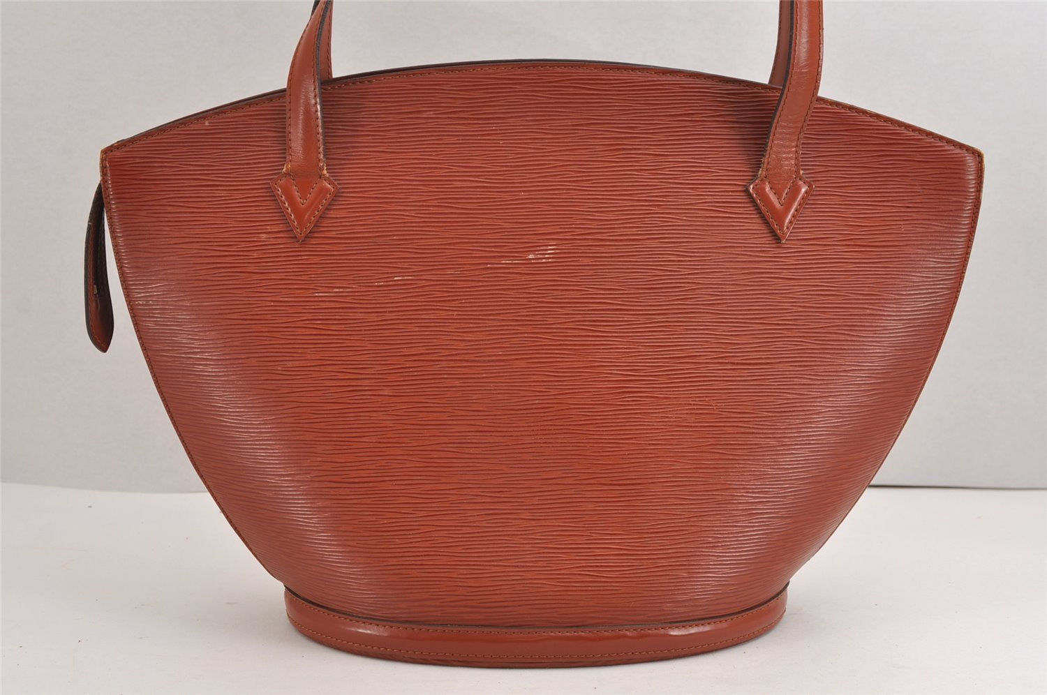 Auth Louis Vuitton Epi Saint Jacques Shopping Shoulder Bag Brown M52263 LV 1779J