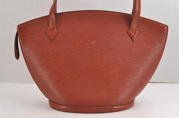 Auth Louis Vuitton Epi Saint Jacques Shopping Shoulder Bag Brown M52263 LV 1779J