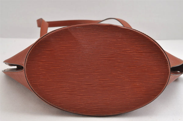 Auth Louis Vuitton Epi Saint Jacques Shopping Shoulder Bag Brown M52263 LV 1779J