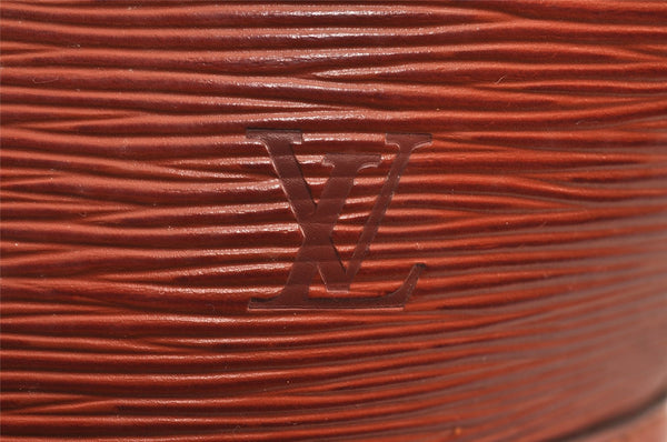 Auth Louis Vuitton Epi Saint Jacques Shopping Shoulder Bag Brown M52263 LV 1779J