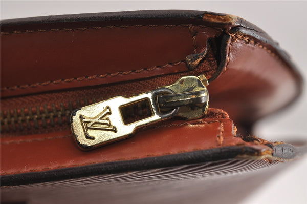 Auth Louis Vuitton Epi Saint Jacques Shopping Shoulder Bag Brown M52263 LV 1779J