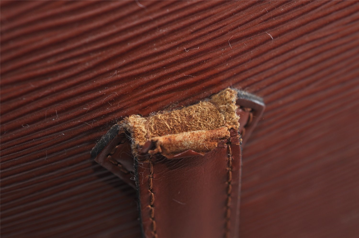 Auth Louis Vuitton Epi Saint Jacques Shopping Shoulder Bag Brown M52263 LV 1779J