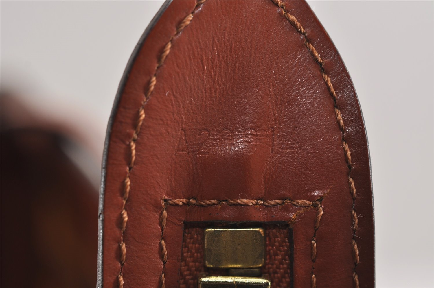 Auth Louis Vuitton Epi Saint Jacques Shopping Shoulder Bag Brown M52263 LV 1779J