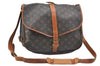Authentic Louis Vuitton Monogram Saumur 35 Shoulder Cross Bag M42254 LV 1781H