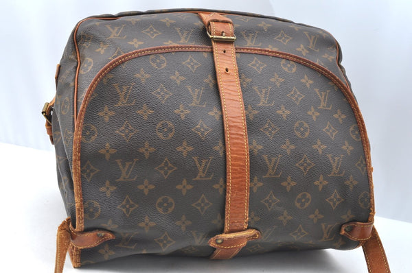Authentic Louis Vuitton Monogram Saumur 35 Shoulder Cross Bag M42254 LV 1781H