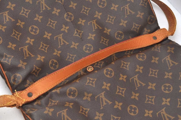 Authentic Louis Vuitton Monogram Saumur 35 Shoulder Cross Bag M42254 LV 1781H
