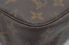 Auth Louis Vuitton Monogram Trousse Toilette 23 Clutch Hand Bag M47524 LV 1781I