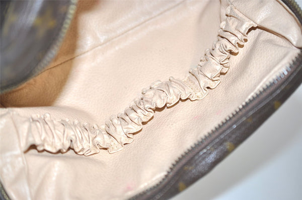 Auth Louis Vuitton Monogram Trousse Toilette 23 Clutch Hand Bag M47524 LV 1781I