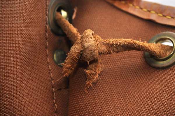 Authentic Louis Vuitton Monogram Noe Shoulder Drawstring Bag M42224 LV 1782I