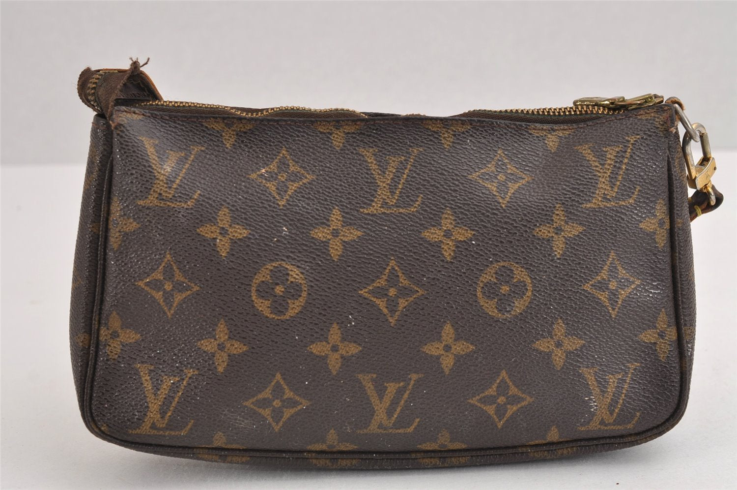 Authentic Louis Vuitton Monogram Pochette Accessoires Pouch M51980 LV 1782J