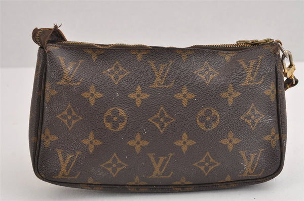 Authentic Louis Vuitton Monogram Pochette Accessoires Pouch M51980 LV 1782J