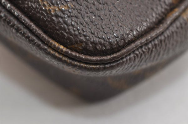 Authentic Louis Vuitton Monogram Pochette Accessoires Pouch M51980 LV 1782J