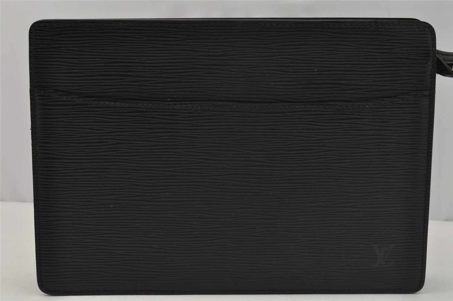 Authentic Louis Vuitton Epi Pochette Homme Clutch Hand Bag Black M52522 LV 1784J