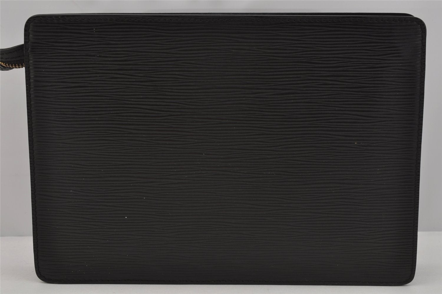 Authentic Louis Vuitton Epi Pochette Homme Clutch Hand Bag Black M52522 LV 1784J