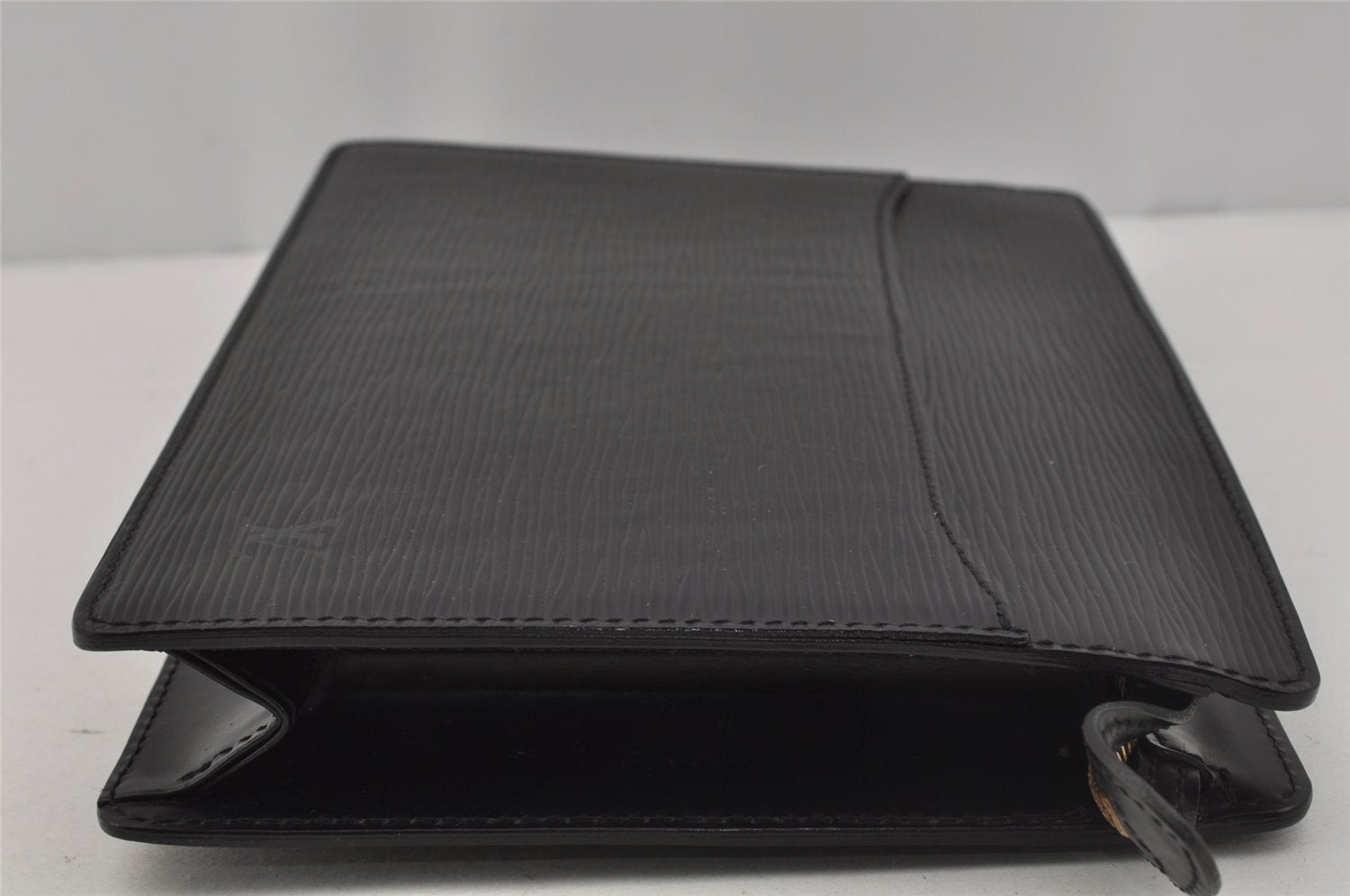 Authentic Louis Vuitton Epi Pochette Homme Clutch Hand Bag Black M52522 LV 1784J