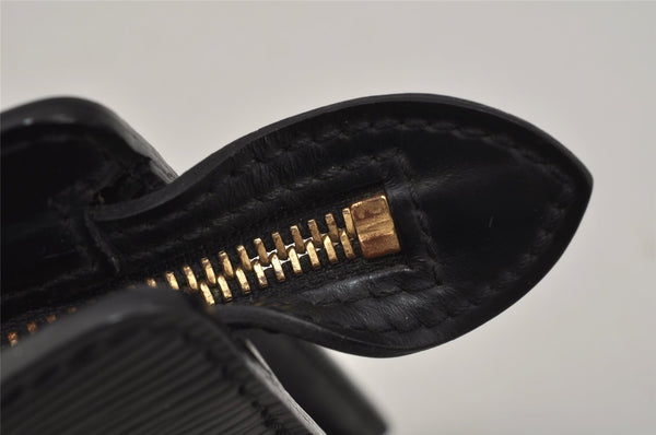 Authentic Louis Vuitton Epi Pochette Homme Clutch Hand Bag Black M52522 LV 1784J