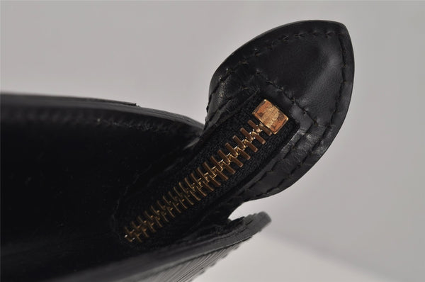 Authentic Louis Vuitton Epi Pochette Homme Clutch Hand Bag Black M52522 LV 1784J