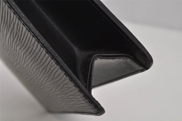 Authentic Louis Vuitton Epi Pochette Homme Clutch Hand Bag Black M52522 LV 1784J