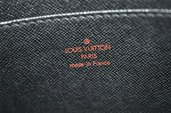 Authentic Louis Vuitton Epi Pochette Homme Clutch Hand Bag Black M52522 LV 1784J
