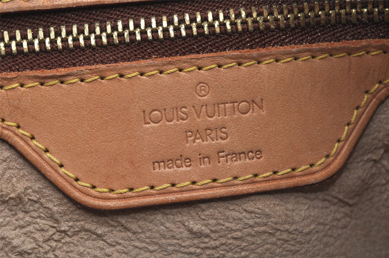 Authentic Louis Vuitton Monogram Bucket PM Shoulder Tote Bag M42238 Junk 1786K