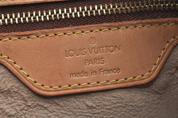 Authentic Louis Vuitton Monogram Bucket PM Shoulder Tote Bag M42238 Junk 1786K