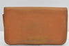 Authentic HERMES Dogon GM Leather Long Wallet Purse Brown Box 1787K