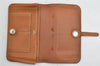 Authentic HERMES Dogon GM Leather Long Wallet Purse Brown Box 1787K