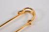 Authentic HERMES Serie Pin Brooch GP Gold Tone Accessories  1787L