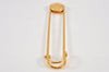 Authentic HERMES Serie Pin Brooch GP Gold Tone Accessories  1787L