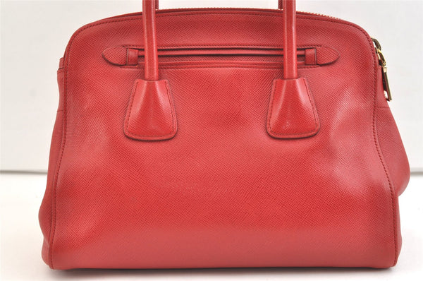 Authentic PRADA CUIR Leather 2Way Shoulder Hand Bag BN2569 Red 1791K