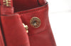 Authentic PRADA CUIR Leather 2Way Shoulder Hand Bag BN2569 Red 1791K