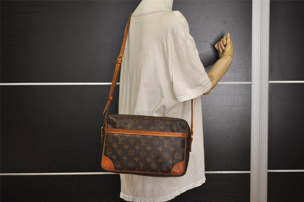 Authentic Louis Vuitton Monogram Trocadero 30 Shoulder Cross Bag M51272 LV 1793I