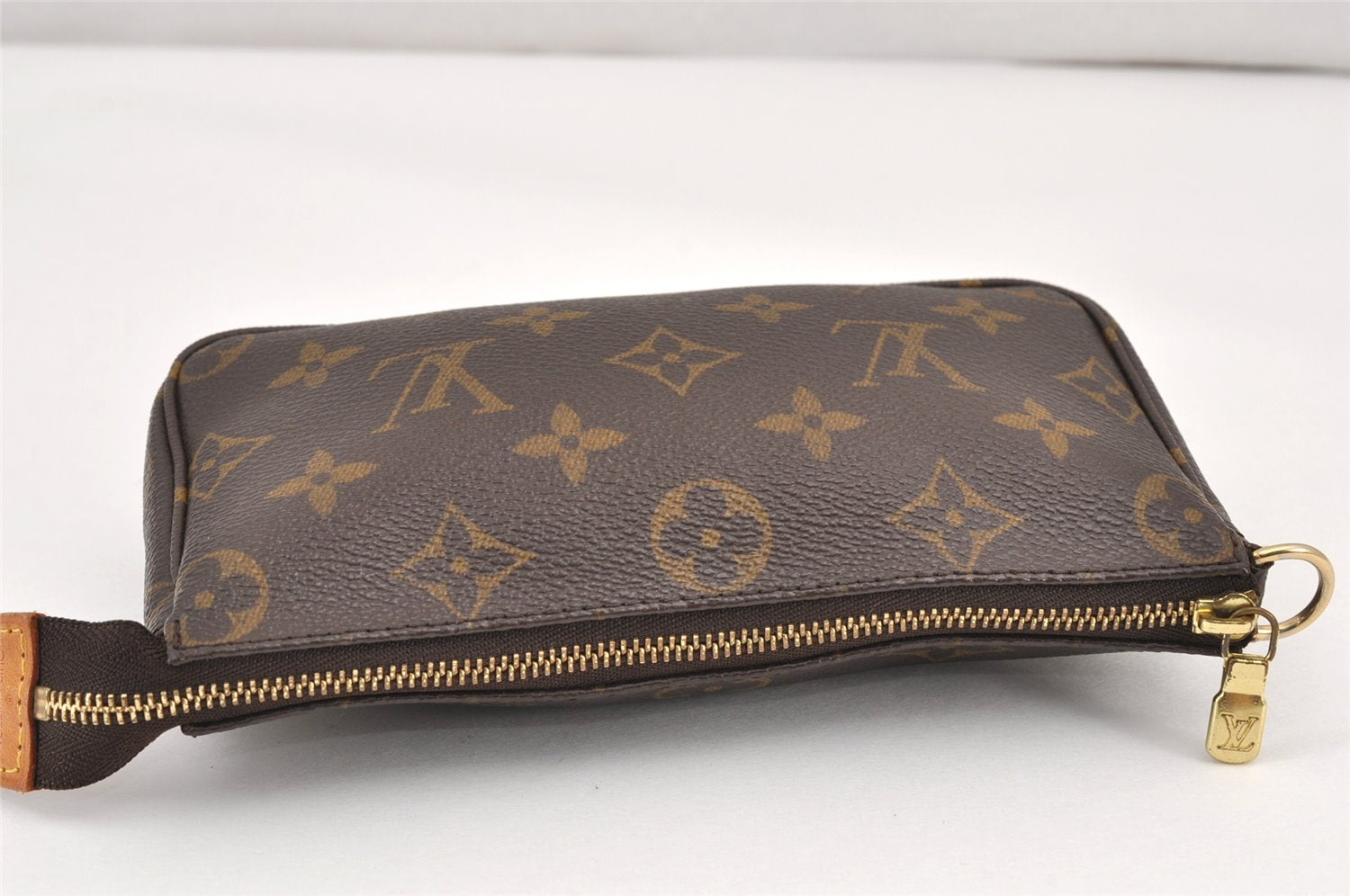 Authentic Louis Vuitton Monogram Pouch For Bucket PM LV 1793K