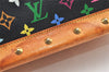 Auth Louis Vuitton Monogram Multicolor Alma PM Black Hand Bag M92646 LV 1795I