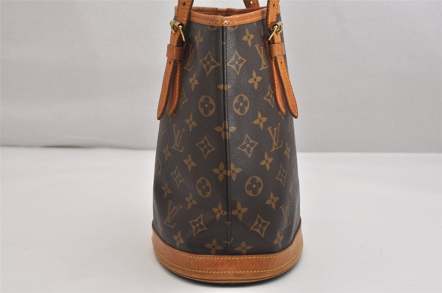 Authentic Louis Vuitton Monogram Bucket PM Shoulder Tote Bag M42238 LV 1795K