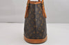 Authentic Louis Vuitton Monogram Bucket PM Shoulder Tote Bag M42238 LV 1795K